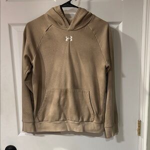 Under Armour Boy’s Beige Striped Hoodie